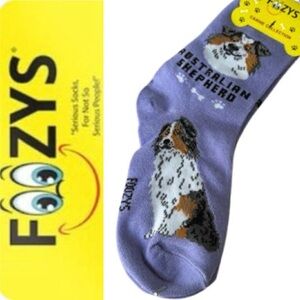 Unisex Australian Shepherd Dog Socks Foozys